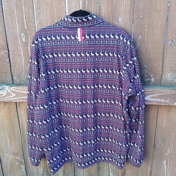 Men's Rhoback Christmas Golf Pullover Top Sz. XL - Picture 3 of 3